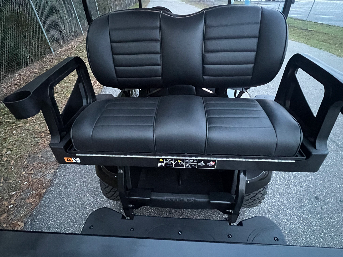 Used 2025 EZGO TXT Gas Golf Cart - Lifted Black