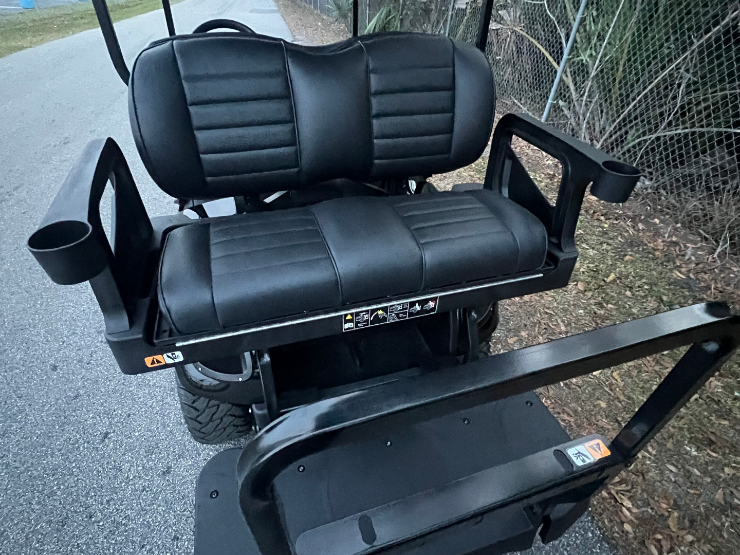 Used 2025 EZGO TXT Gas Golf Cart - Lifted Black