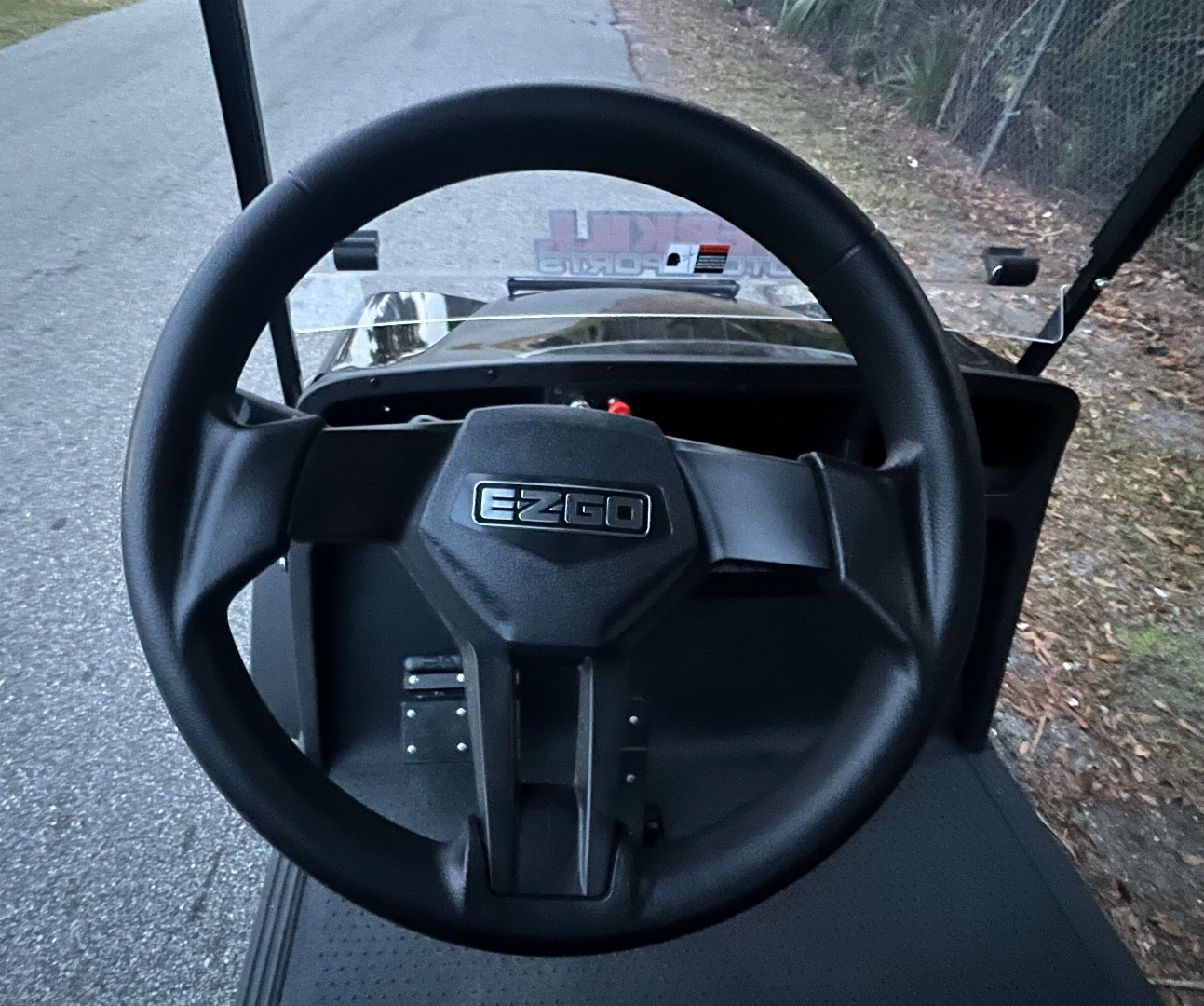 Used 2025 EZGO TXT Gas Golf Cart - Lifted Black