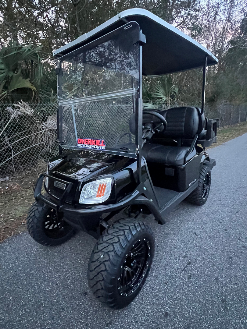 Used 2025 EZGO TXT Gas Golf Cart - Lifted Black