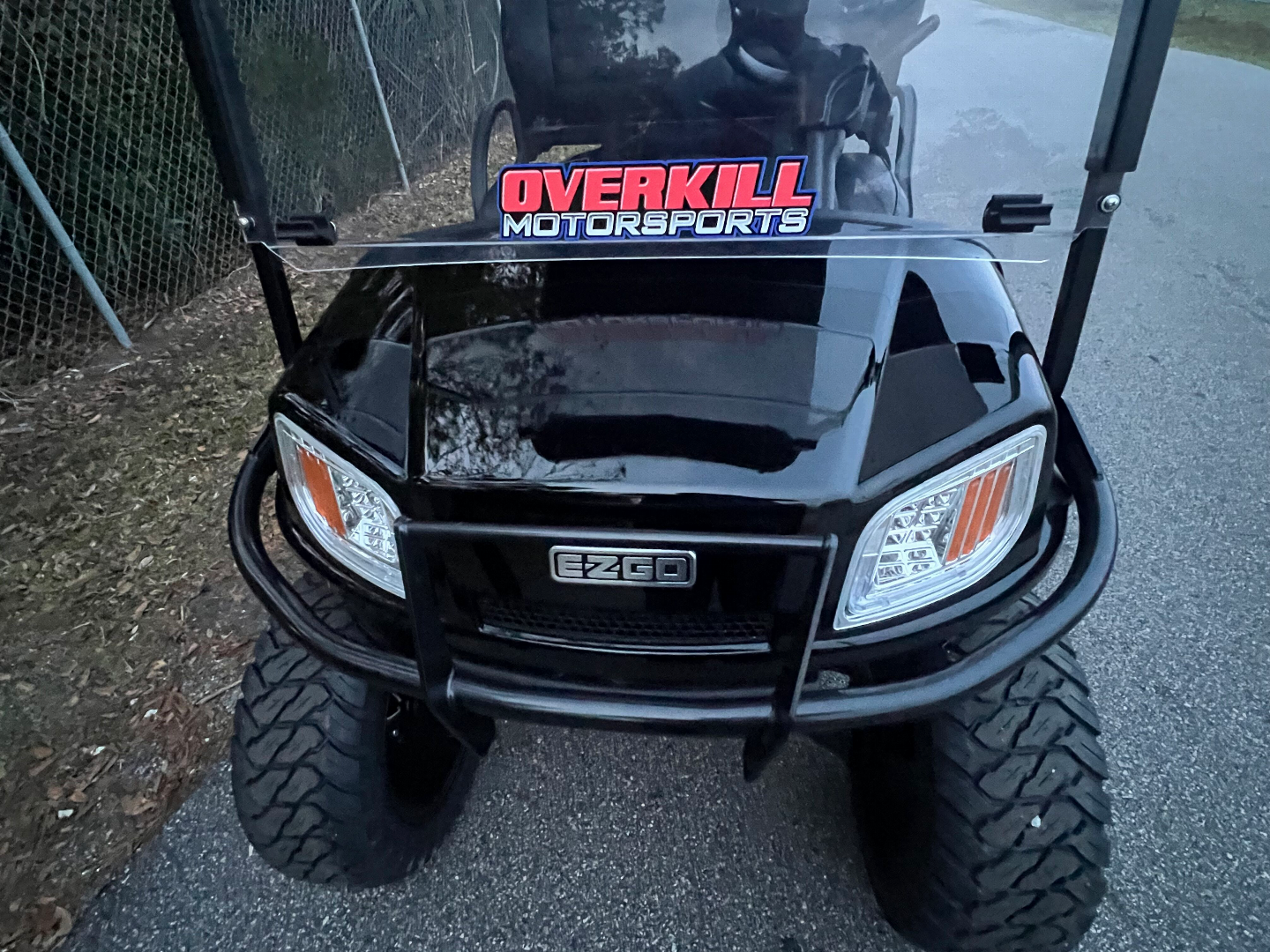 Used 2025 EZGO TXT Gas Golf Cart - Lifted Black