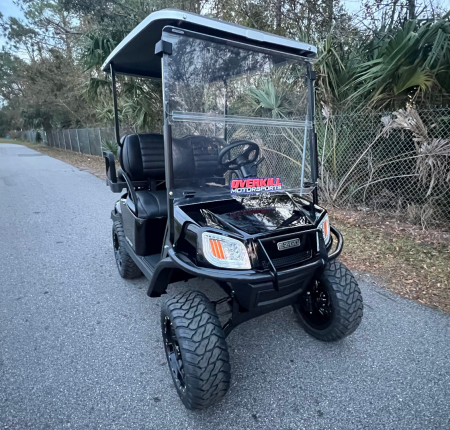 Used 2025 EZGO TXT Gas Golf Cart - Lifted Black