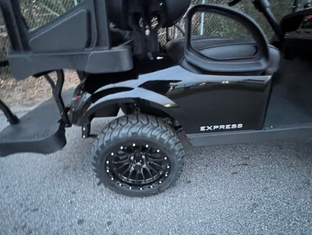 Used 2025 EZGO TXT Gas Golf Cart - Lifted Black