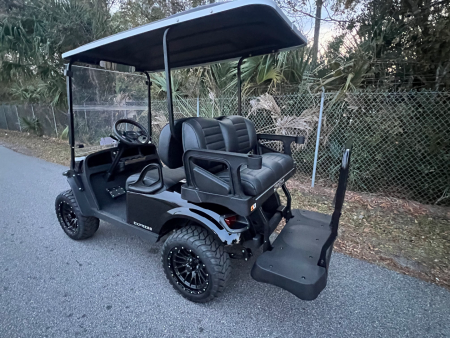 Used 2025 EZGO TXT Gas Golf Cart - Lifted Black