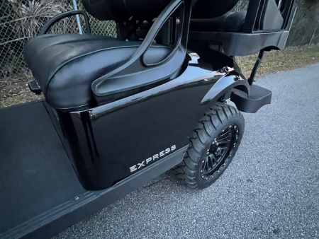 Used 2025 EZGO TXT Gas Golf Cart - Lifted Black