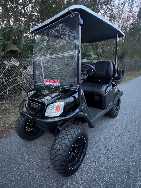 Used 2025 EZGO TXT Gas Golf Cart - Lifted Black