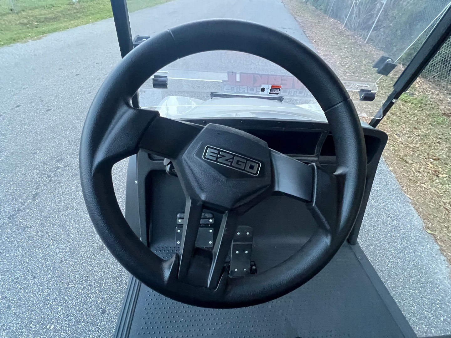 Used 2025 EZGO TXT Gas Golf Cart - Lifted Silver