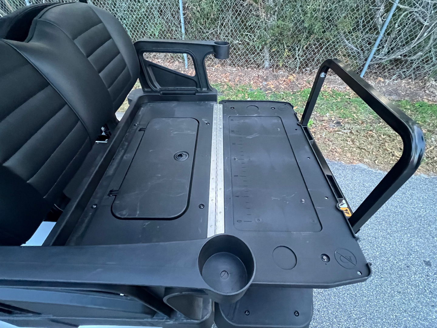 Used 2025 EZGO TXT Gas Golf Cart - Lifted Silver
