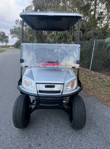 Used 2025 EZGO TXT Gas Golf Cart - Lifted Silver