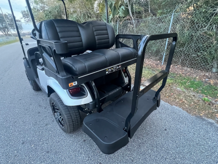Used 2025 EZGO TXT Gas Golf Cart - Lifted Silver