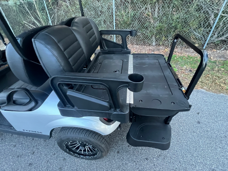 Used 2025 EZGO TXT Gas Golf Cart - Lifted Silver