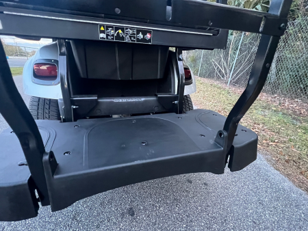 Used 2025 EZGO TXT Gas Golf Cart - Lifted Silver