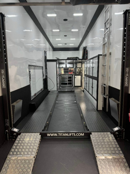 Used Custom built 2023 United Trailer Extreme 36’ 3 car stacker