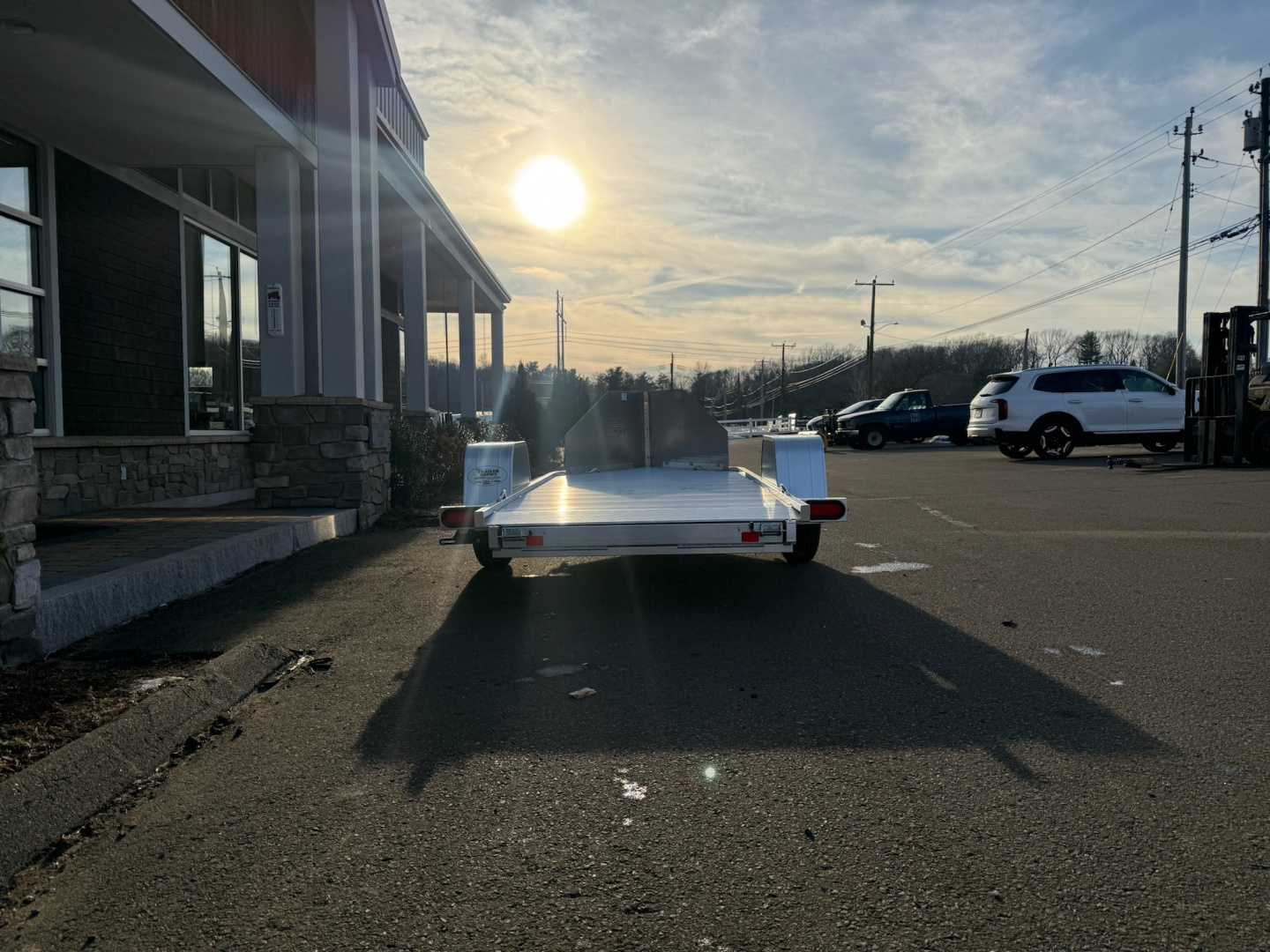 New ALUMA 4′ X 10’6″ 1-PLACE MOTORCYCLE TRAILER 2K