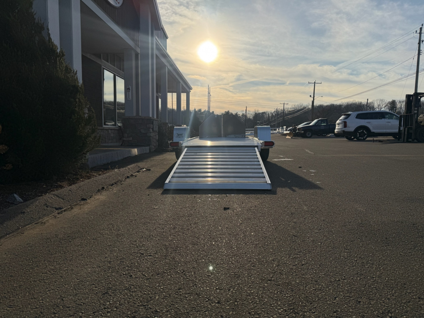 New ALUMA 4′ X 10’6″ 1-PLACE MOTORCYCLE TRAILER 2K