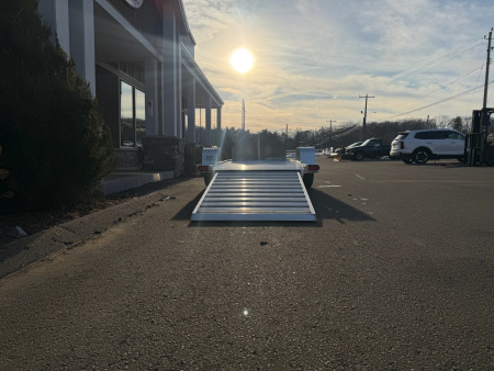 New ALUMA 4′ X 10’6″ 1-PLACE MOTORCYCLE TRAILER 2K