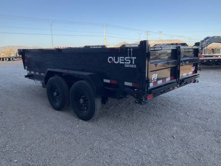 New 2026 PJ 83"x14' BP Tandem Axle Dump w/ 24" Sides – D7