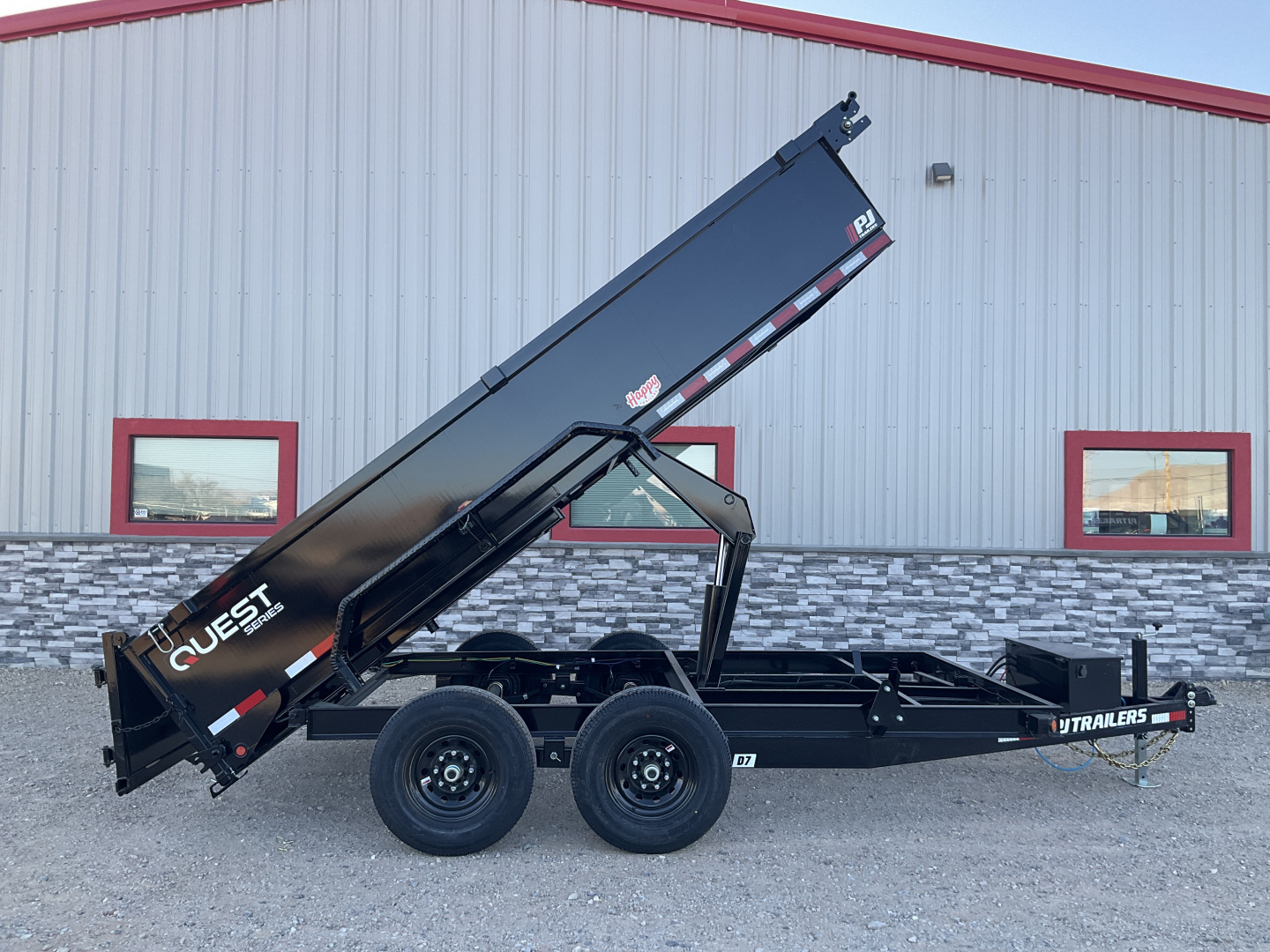 New 2026 PJ 83"x14' BP Tandem Axle Dump w/ 24" Sides – D7