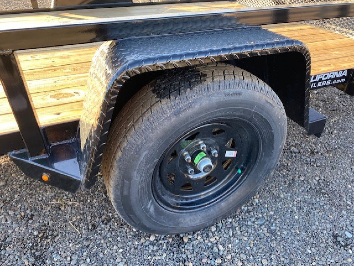 New 7x12 Single Axle 3K Tube Top Utility Trailer