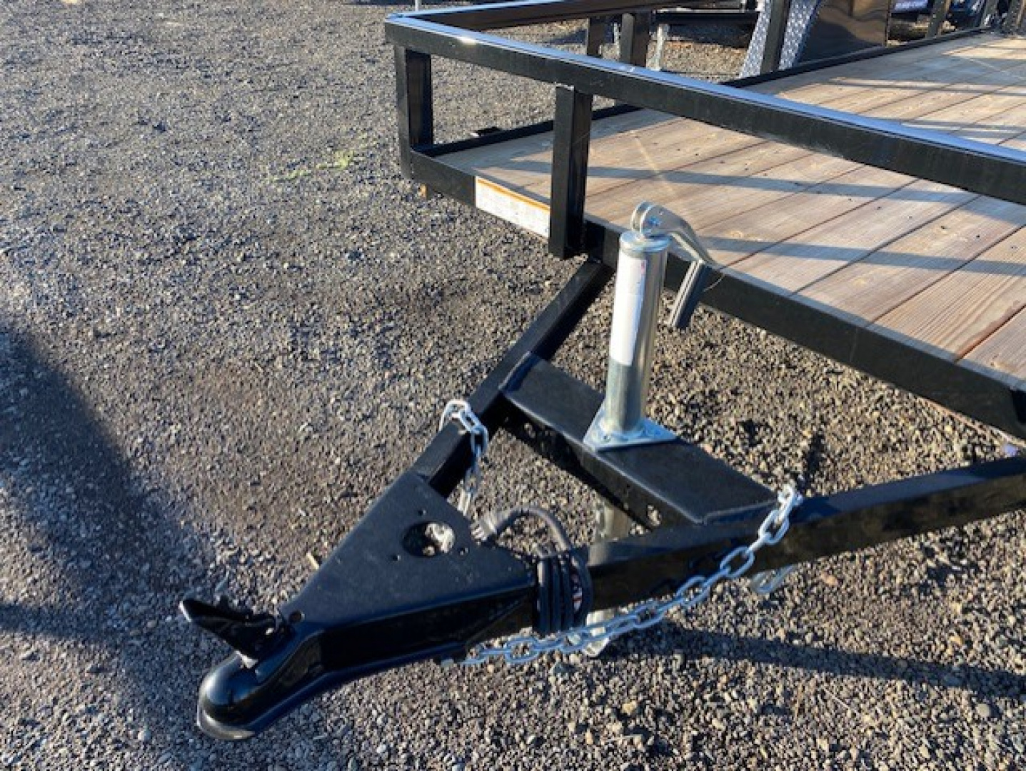 New 7x12 Single Axle 3K Tube Top Utility Trailer