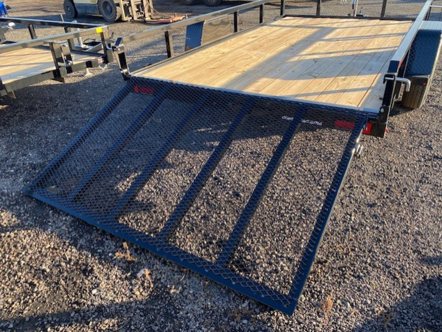 New 7x12 Single Axle 3K Tube Top Utility Trailer