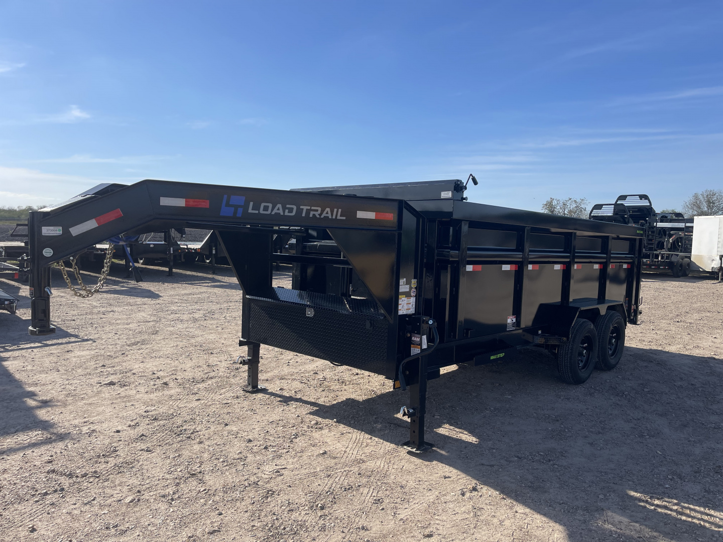 New 2026 Load Trail 83X16 GOOSNECK 4' SIDES Dump Trailer