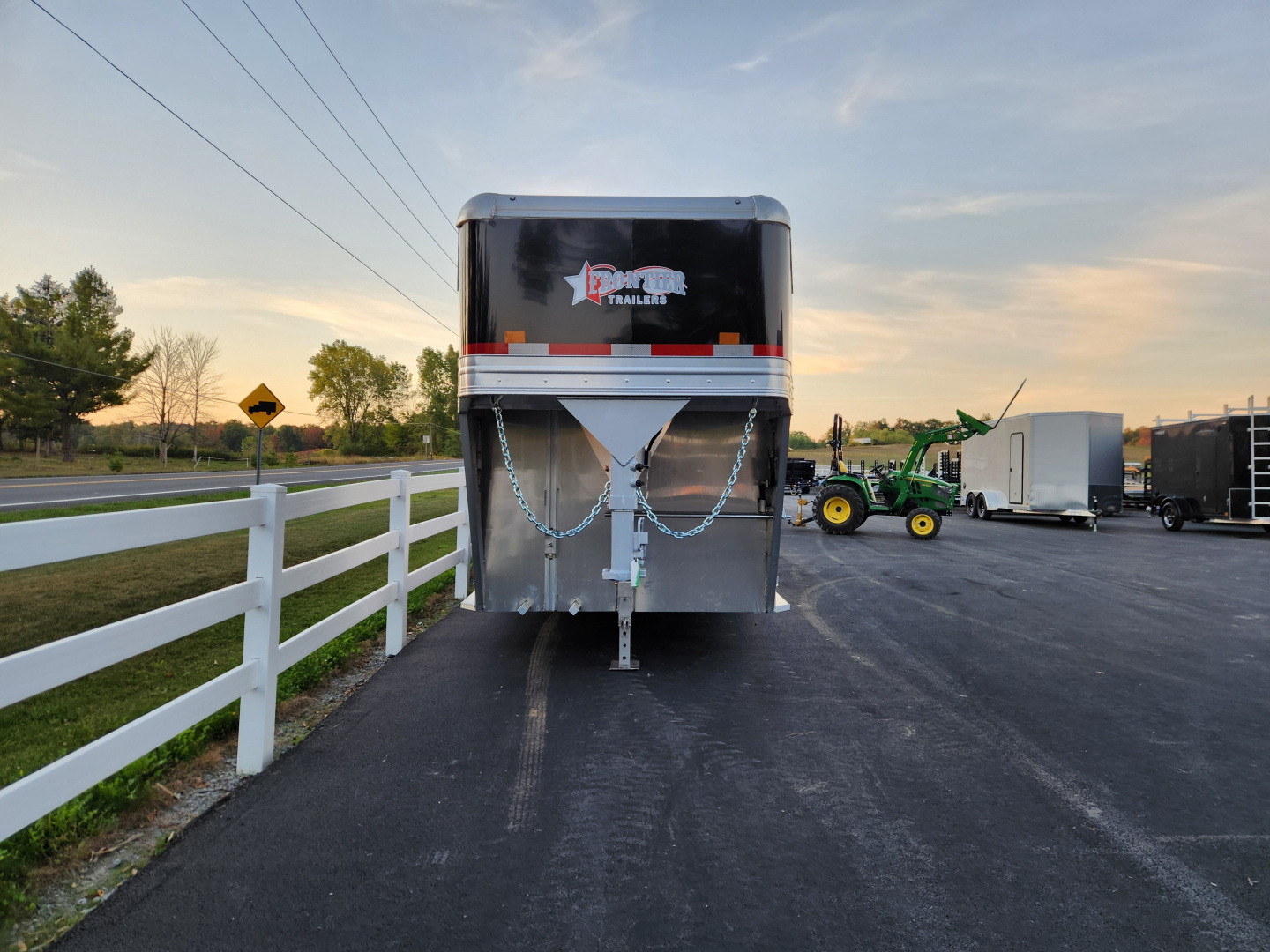 New 2026 Frontier Trailers 7X20LIVESTOCK Stock / Stock Combo Trailer