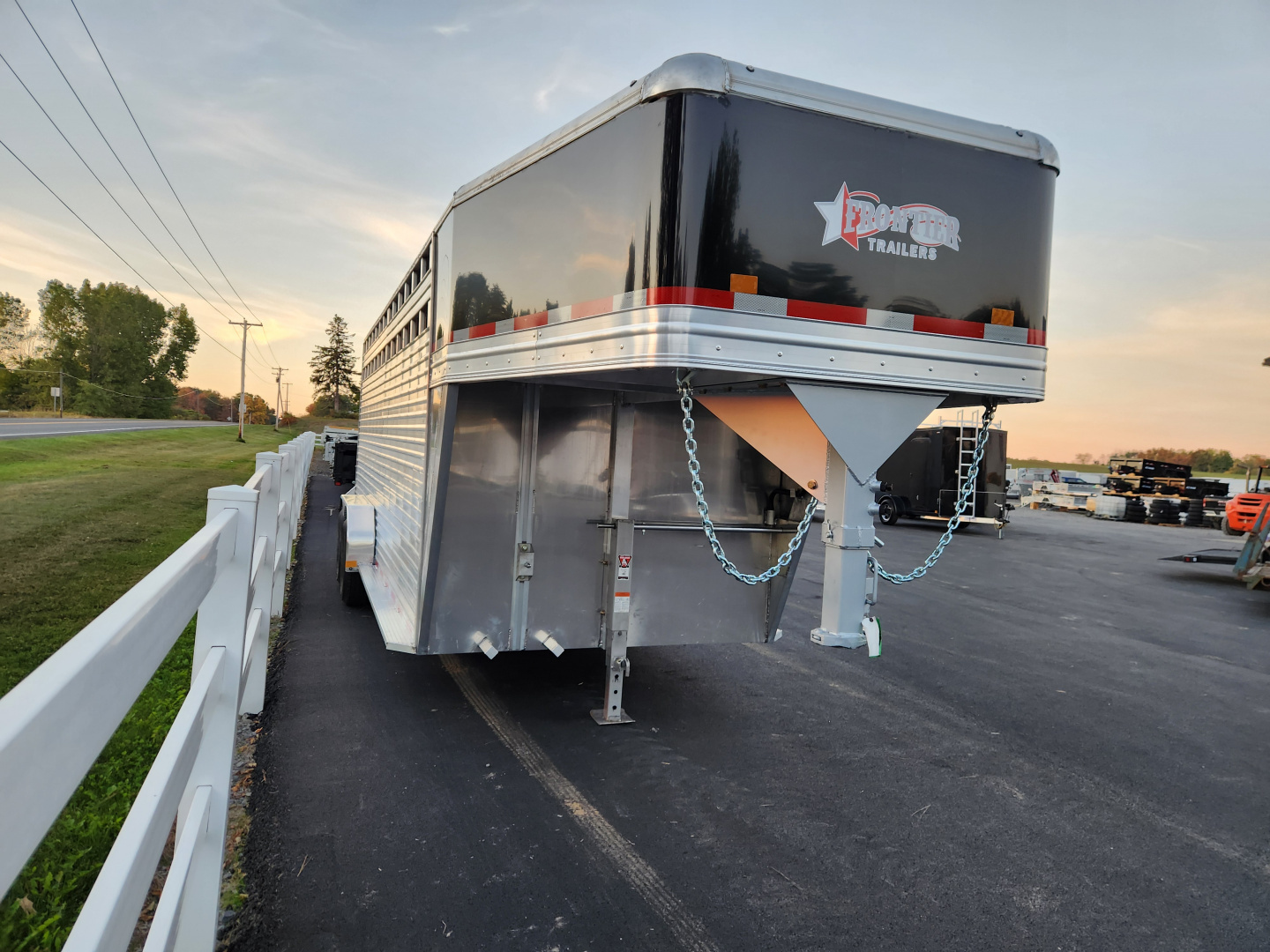 New 2026 Frontier Trailers 7X20LIVESTOCK Stock / Stock Combo Trailer