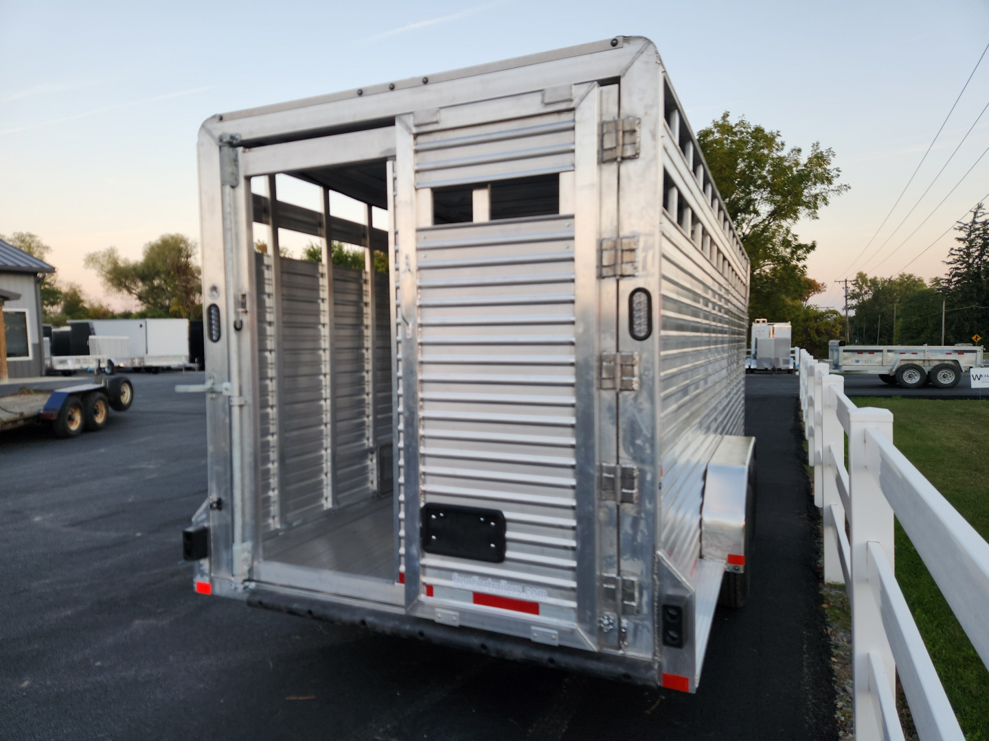 New 2026 Frontier Trailers 7X20LIVESTOCK Stock / Stock Combo Trailer