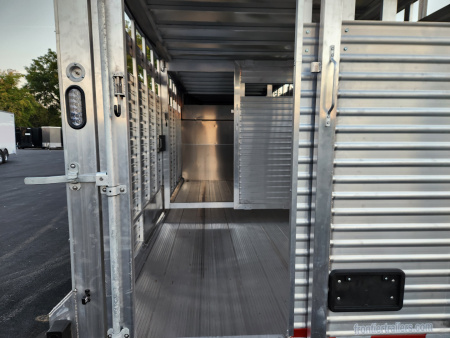 New 2026 Frontier Trailers 7X20LIVESTOCK Stock / Stock Combo Trailer