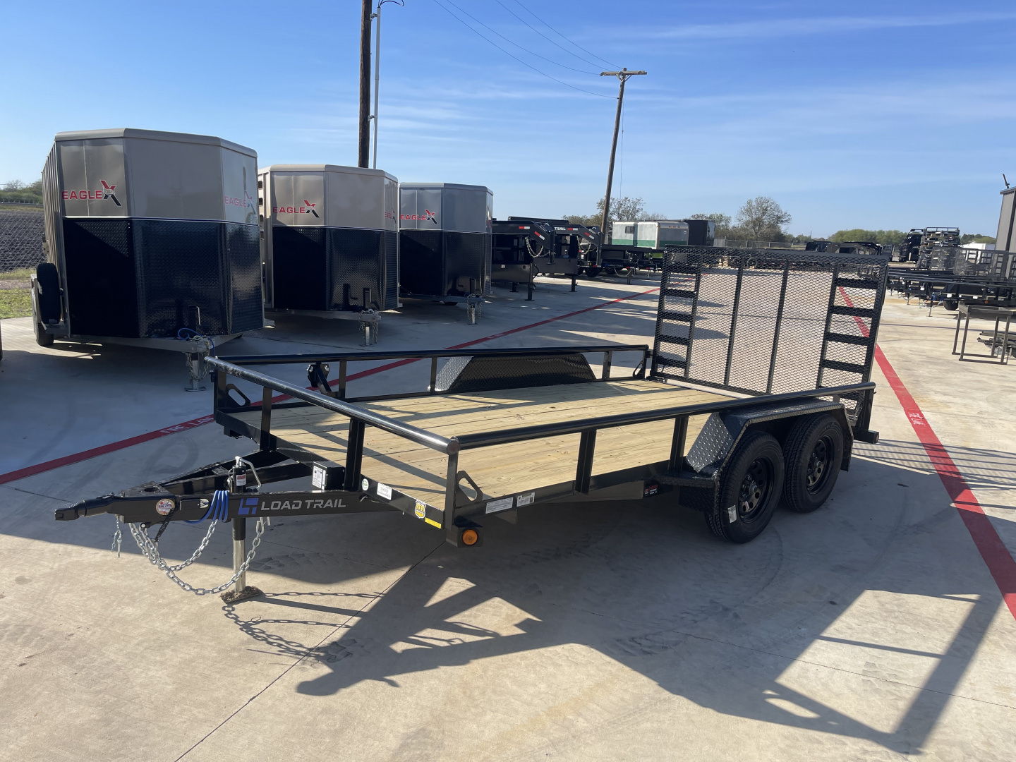 New 2026 Load Trail 83X14 4' GATE Utility Trailer