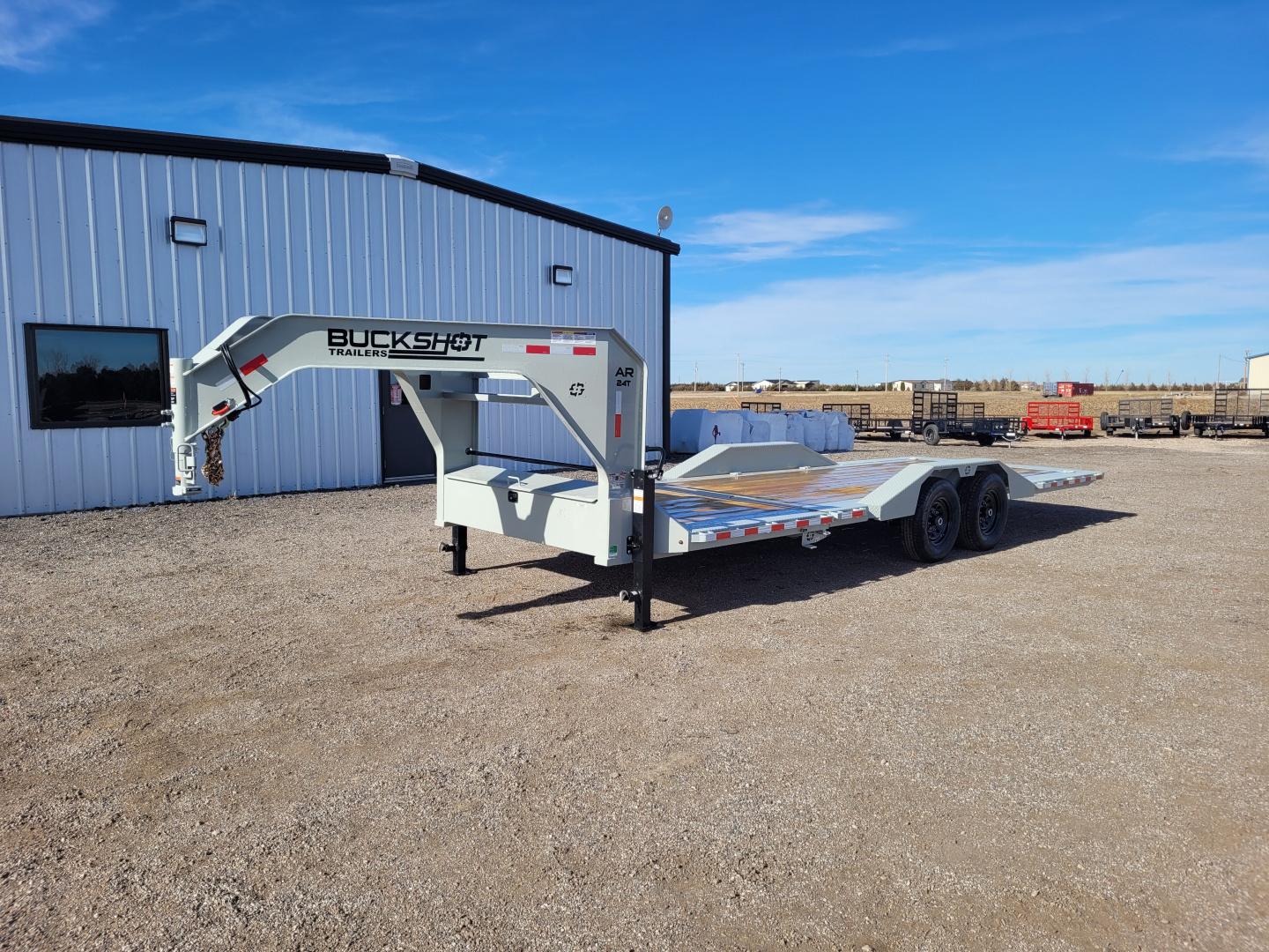 New 2026 Buckshot 102" x 24' Gooseneck Tilt Trailer