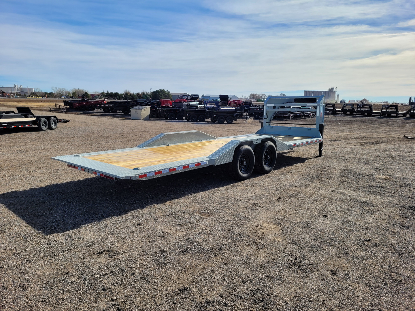 New 2026 Buckshot 102" x 24' Gooseneck Tilt Trailer