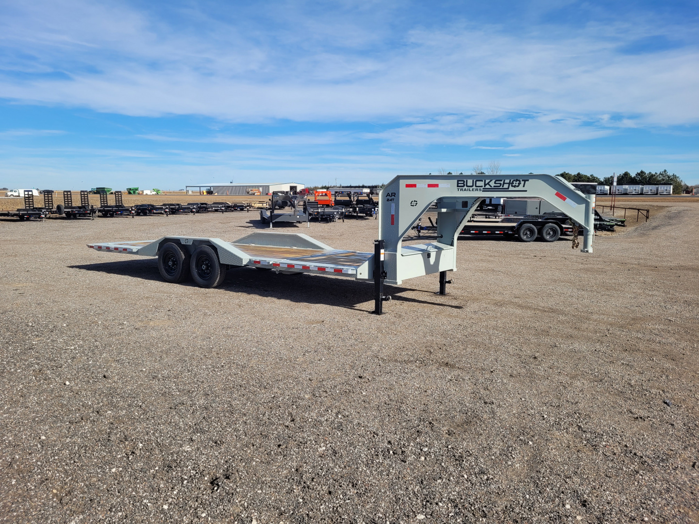 New 2026 Buckshot 102" x 24' Gooseneck Tilt Trailer