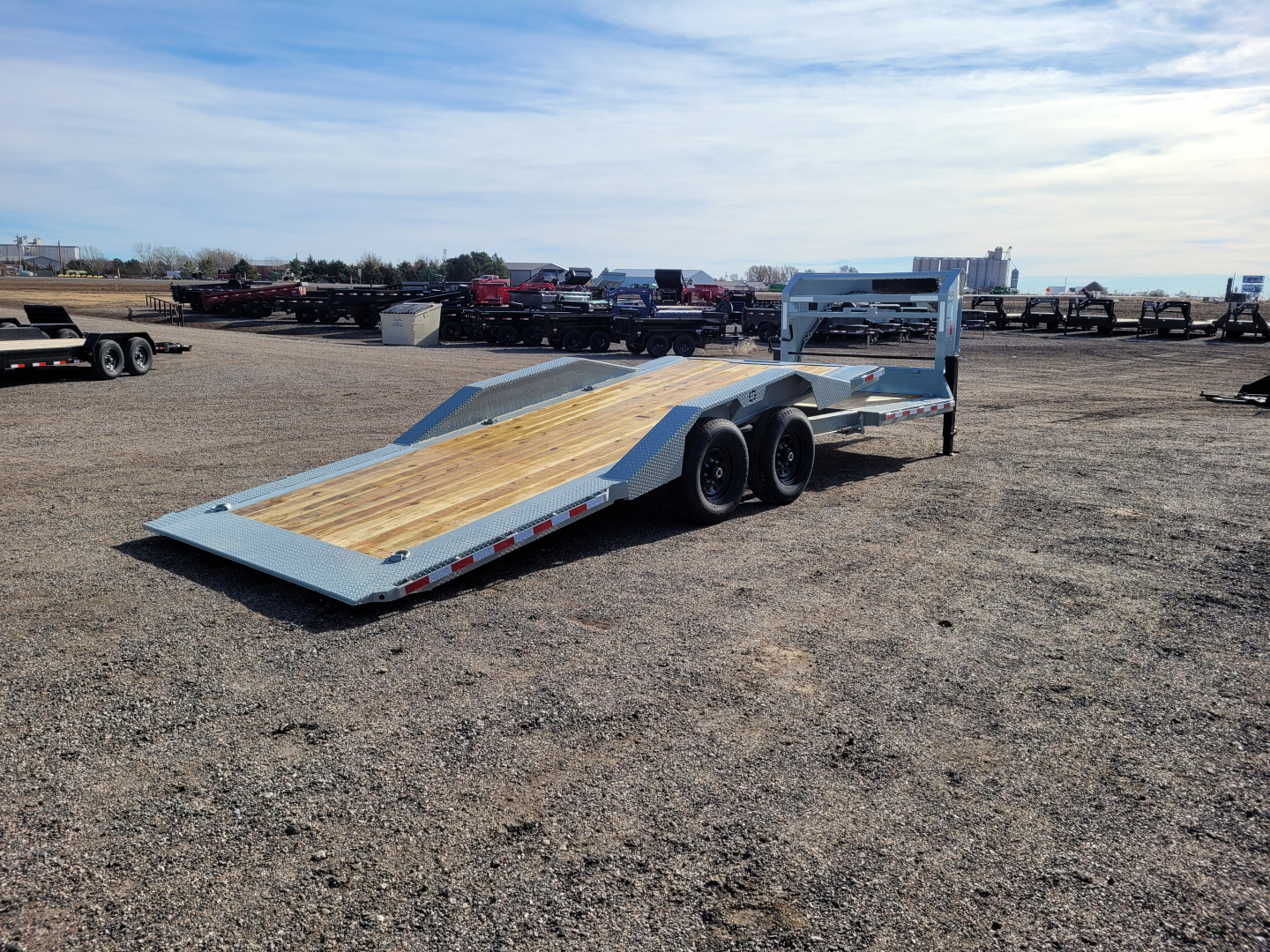 New 2026 Buckshot 102" x 24' Gooseneck Tilt Trailer