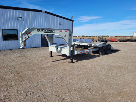New 2026 Buckshot 102" x 24' Gooseneck Tilt Trailer