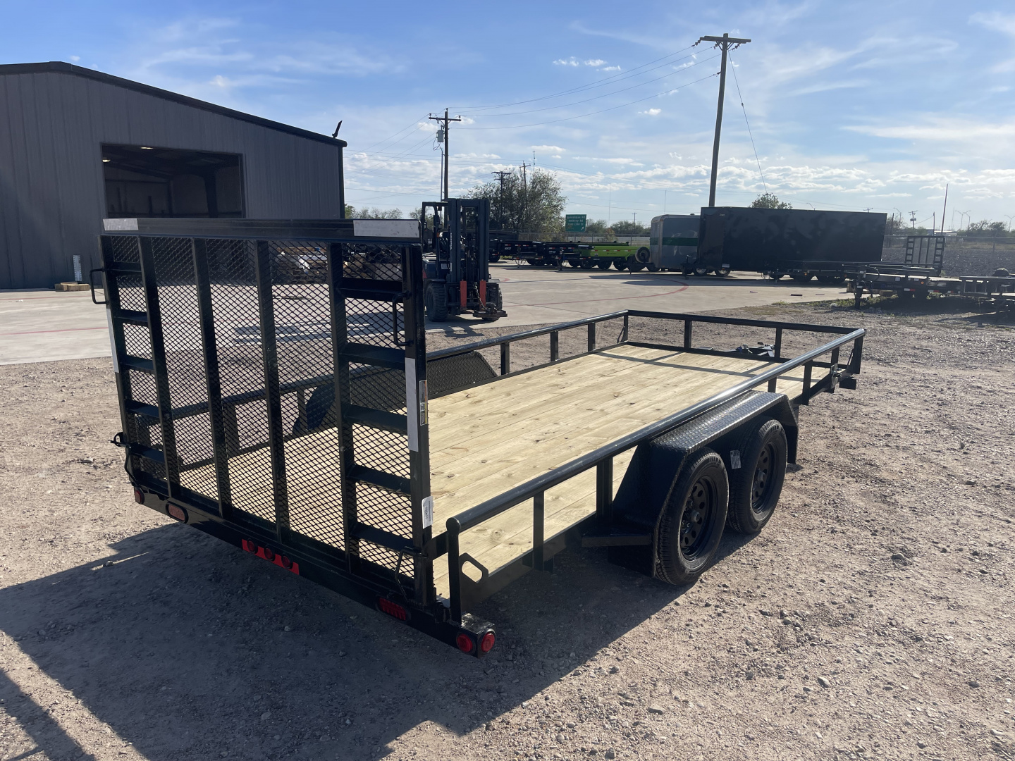 New 2026 Load Trail 83X16 4' GATE Utility Trailer
