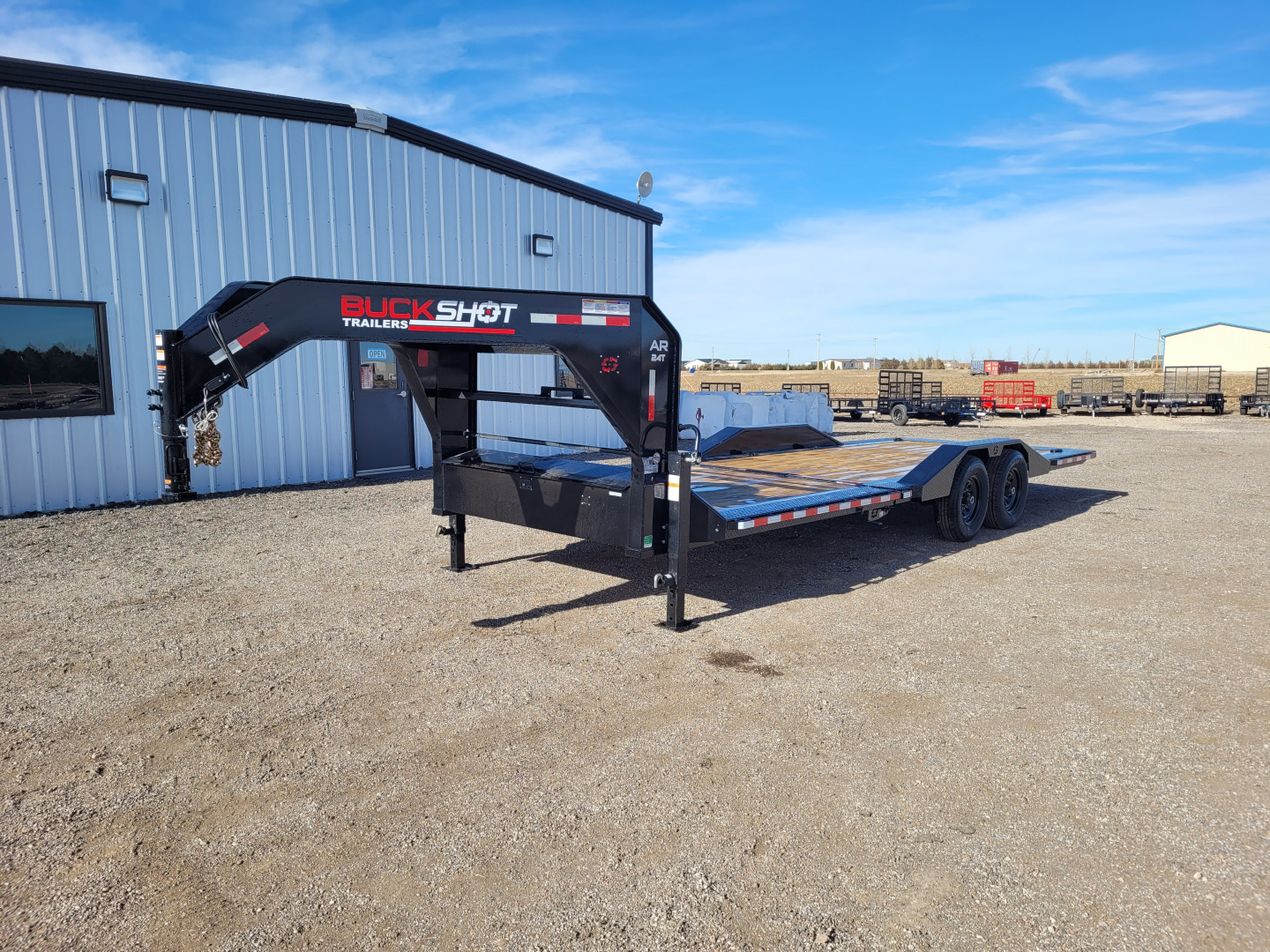 New 2026 Buckshot 102" x 24' Gooseneck Tilt Trailer