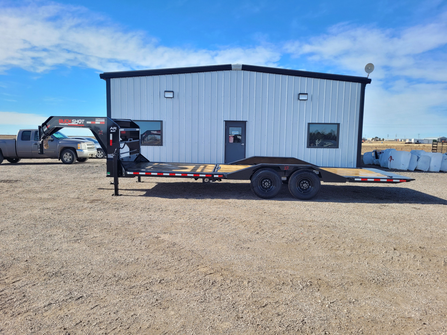 New 2026 Buckshot 102" x 24' Gooseneck Tilt Trailer
