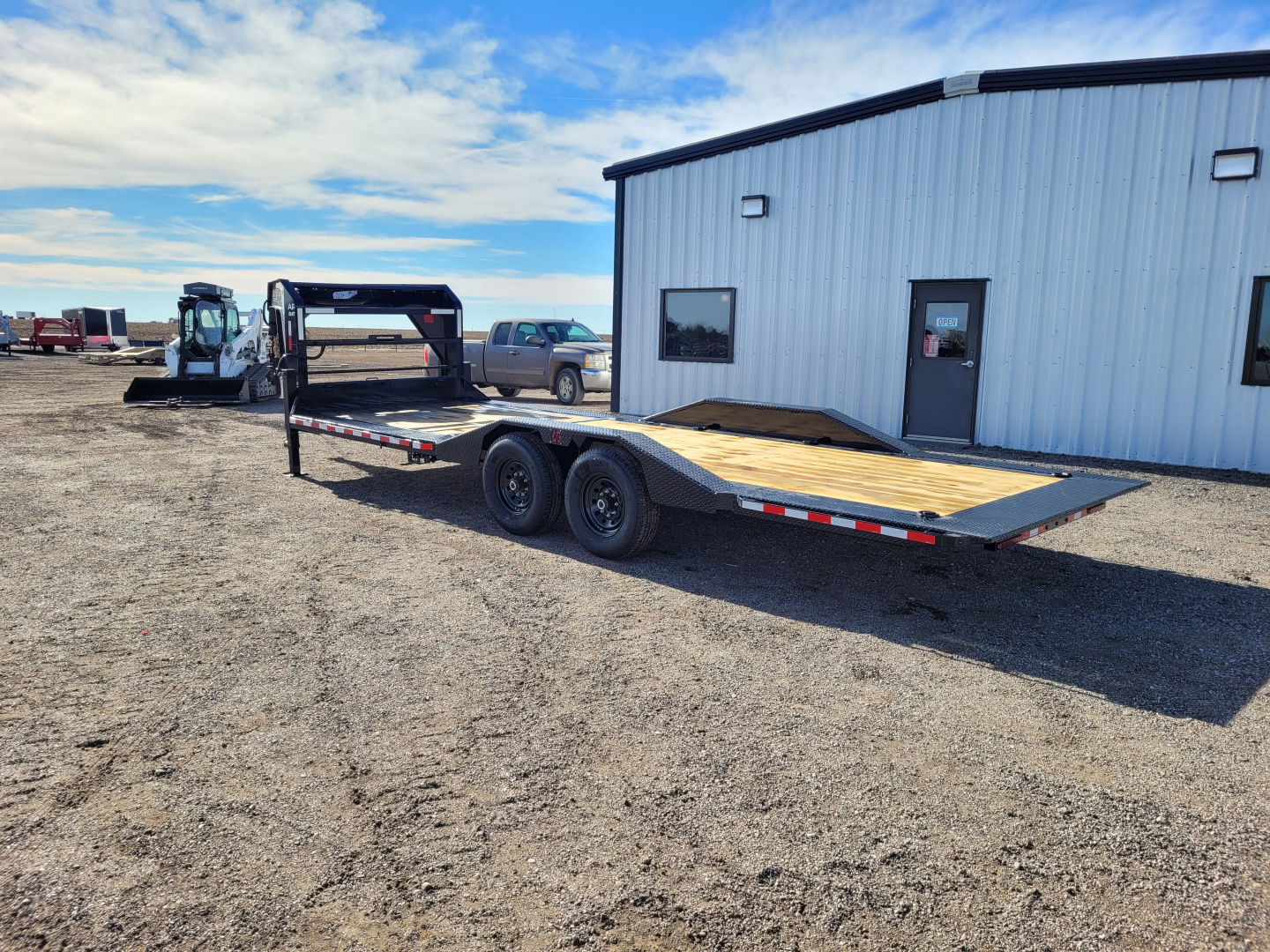 New 2026 Buckshot 102" x 24' Gooseneck Tilt Trailer