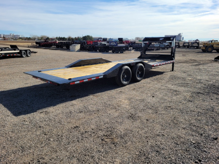 New 2026 Buckshot 102" x 24' Gooseneck Tilt Trailer