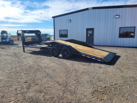 New 2026 Buckshot 102" x 24' Gooseneck Tilt Trailer