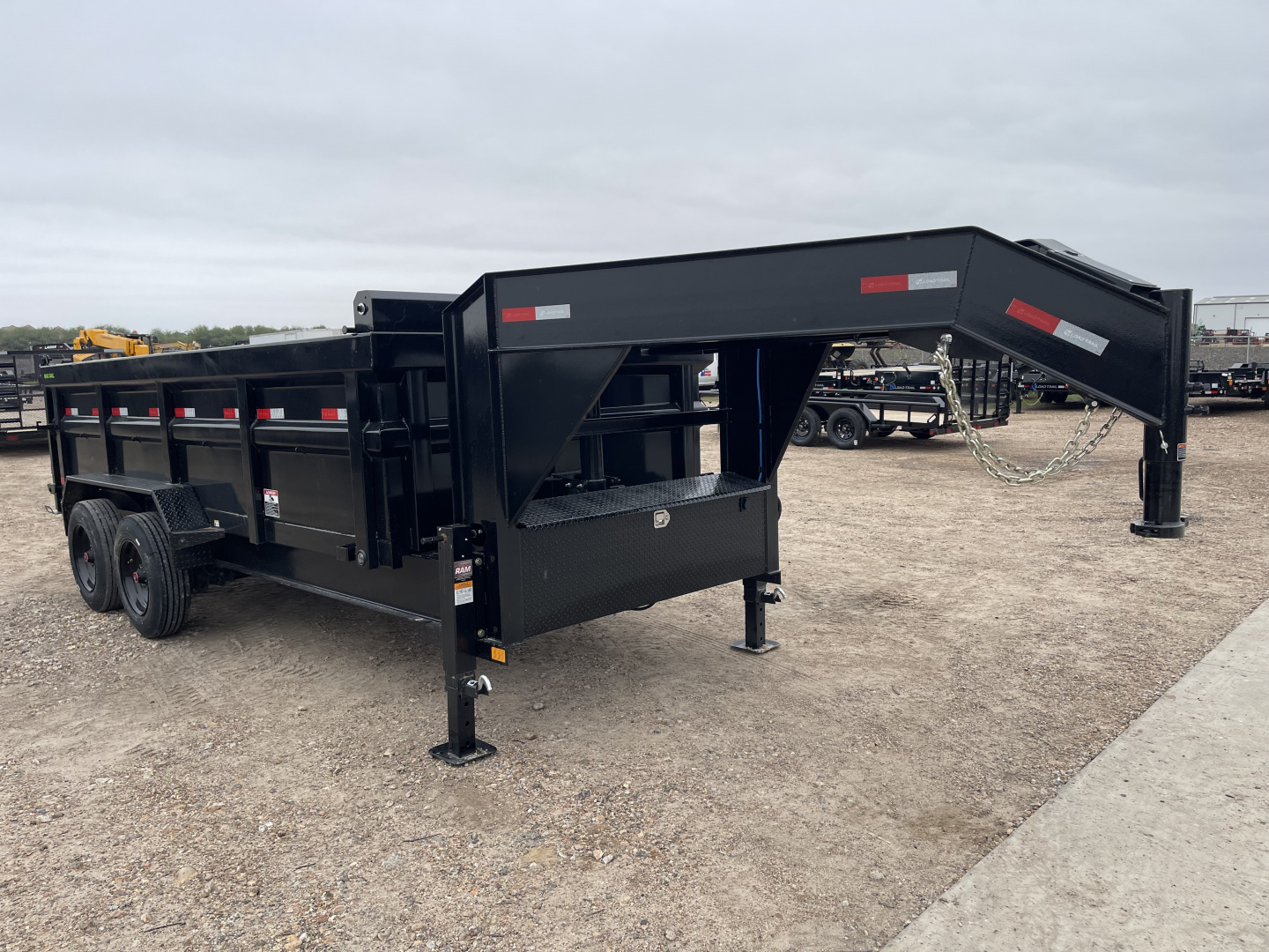 New 2026 Load Trail 83X16 GOOSNECK DUMP 3' SIDES 20K Dump Trailer