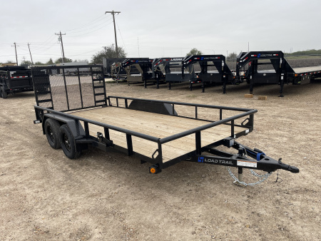 New 2026 Load Trail 83X16 4' GATE Utility Trailer