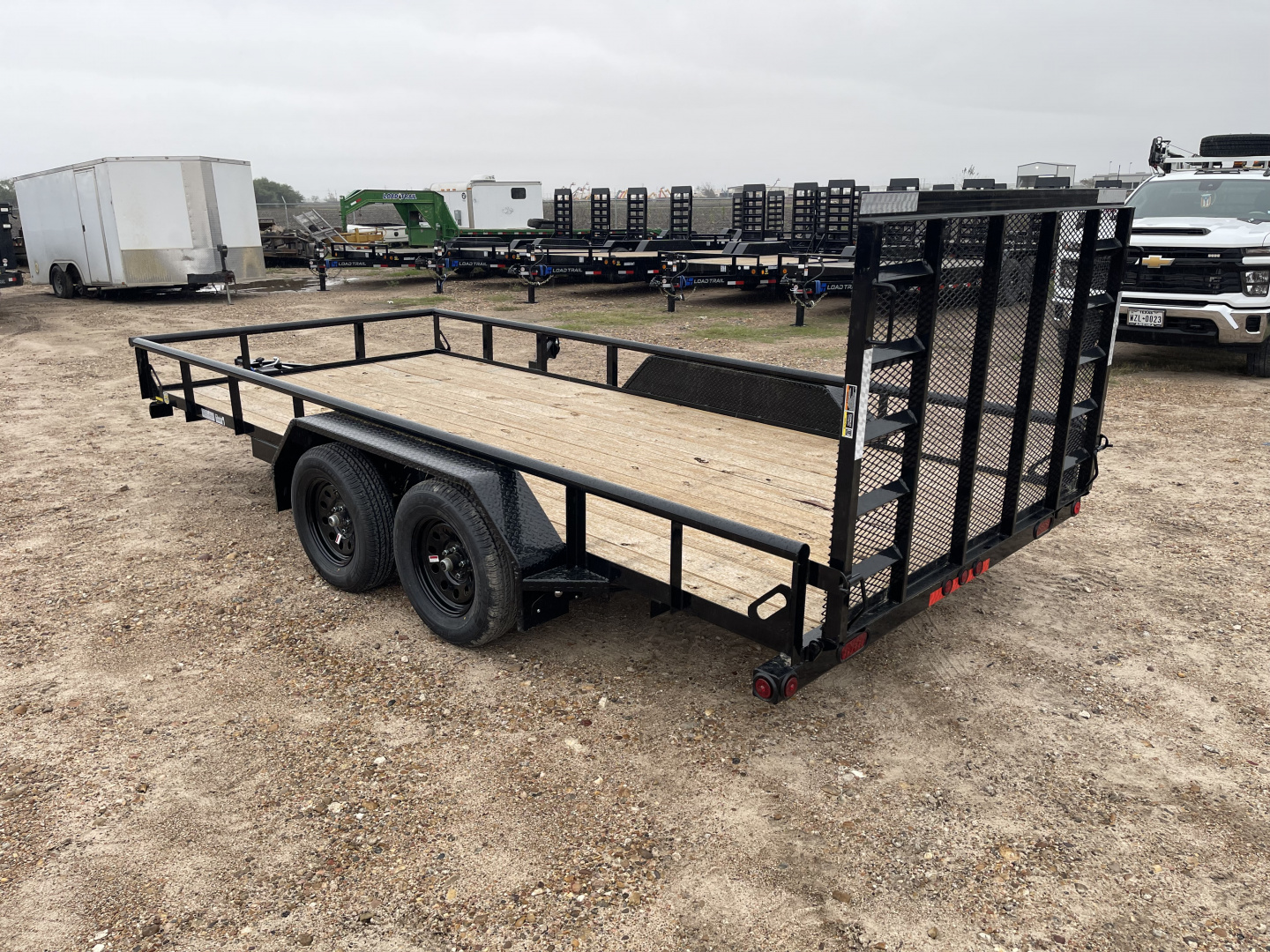 New 2026 Load Trail 83X16 4' GATE Utility Trailer