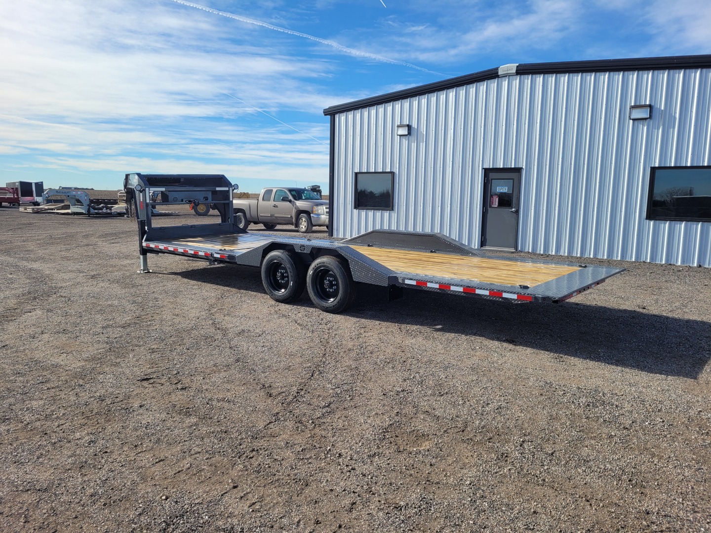 New 2026 Buckshot 102" x 26' Gooseneck Tilt Trailer W/8K Axles