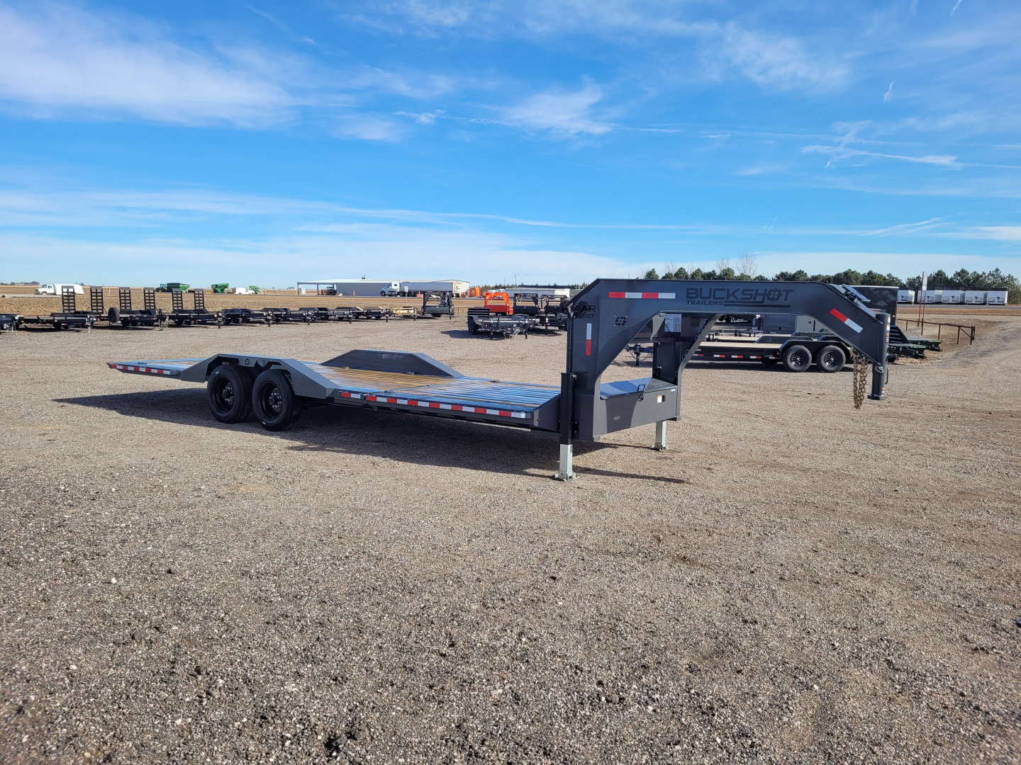 New 2026 Buckshot 102" x 26' Gooseneck Tilt Trailer W/8K Axles