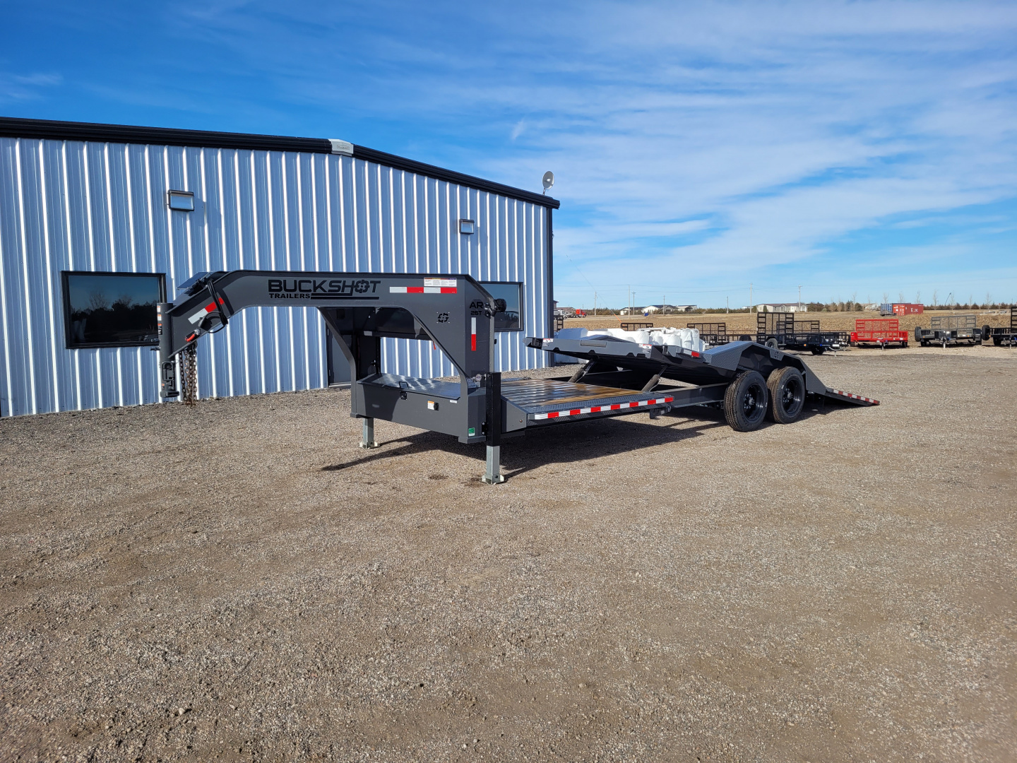 New 2026 Buckshot 102" x 26' Gooseneck Tilt Trailer W/8K Axles