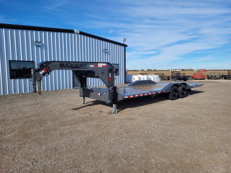 New 2026 Buckshot 102" x 26' Gooseneck Tilt Trailer W/8K Axles