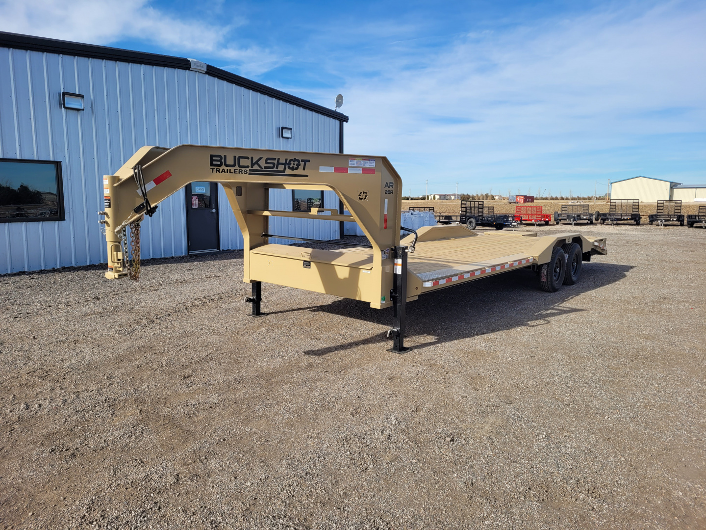 New 2026 Buckshot 102"x26' Gooseneck Equipment/Car Trailer